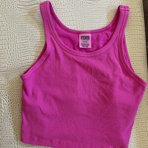 Victoria’s Secret PINK Ribbed Crop Top Tank